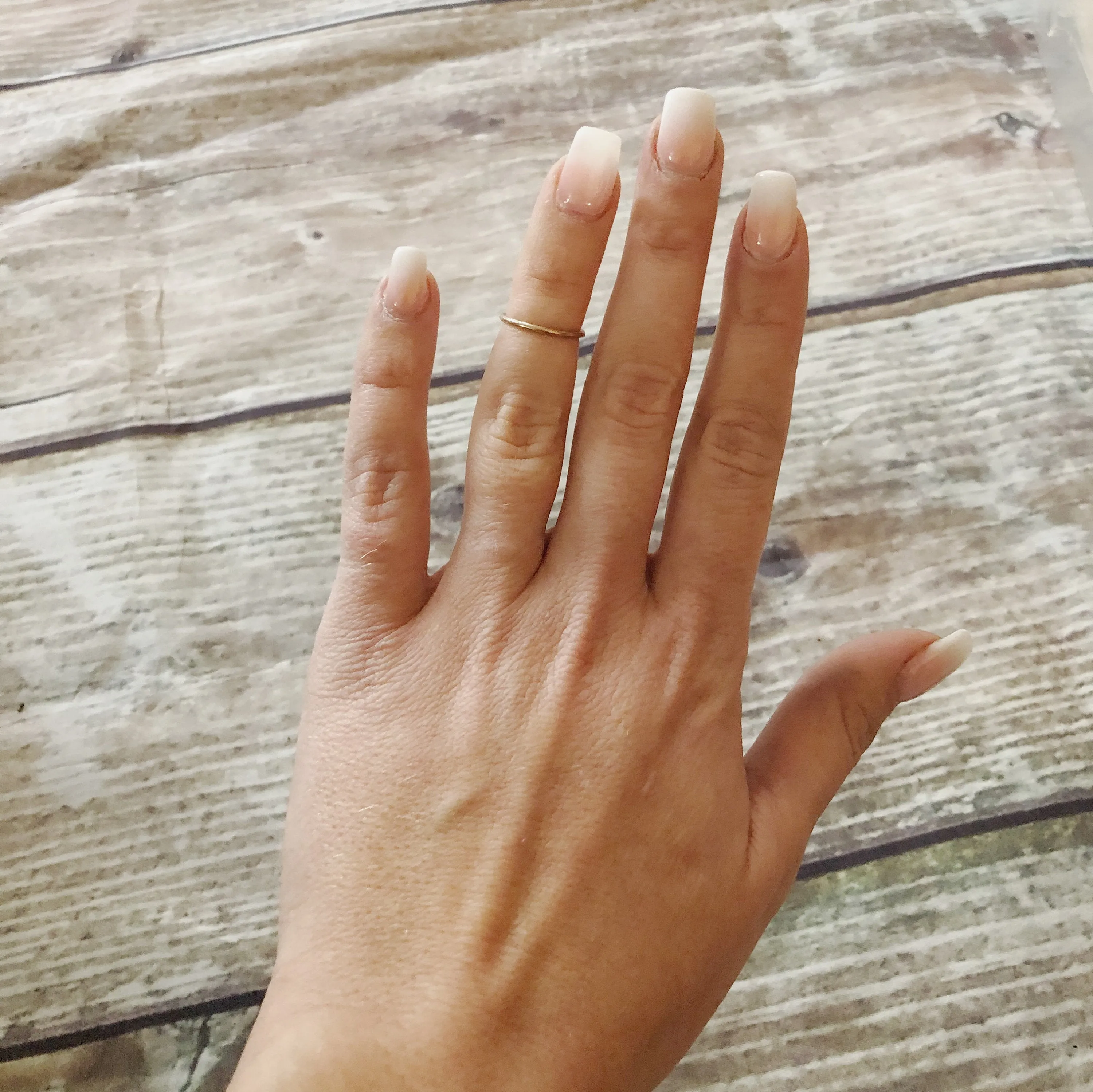 1 mm Gold Filled band Ring - Gold Stacking Ring