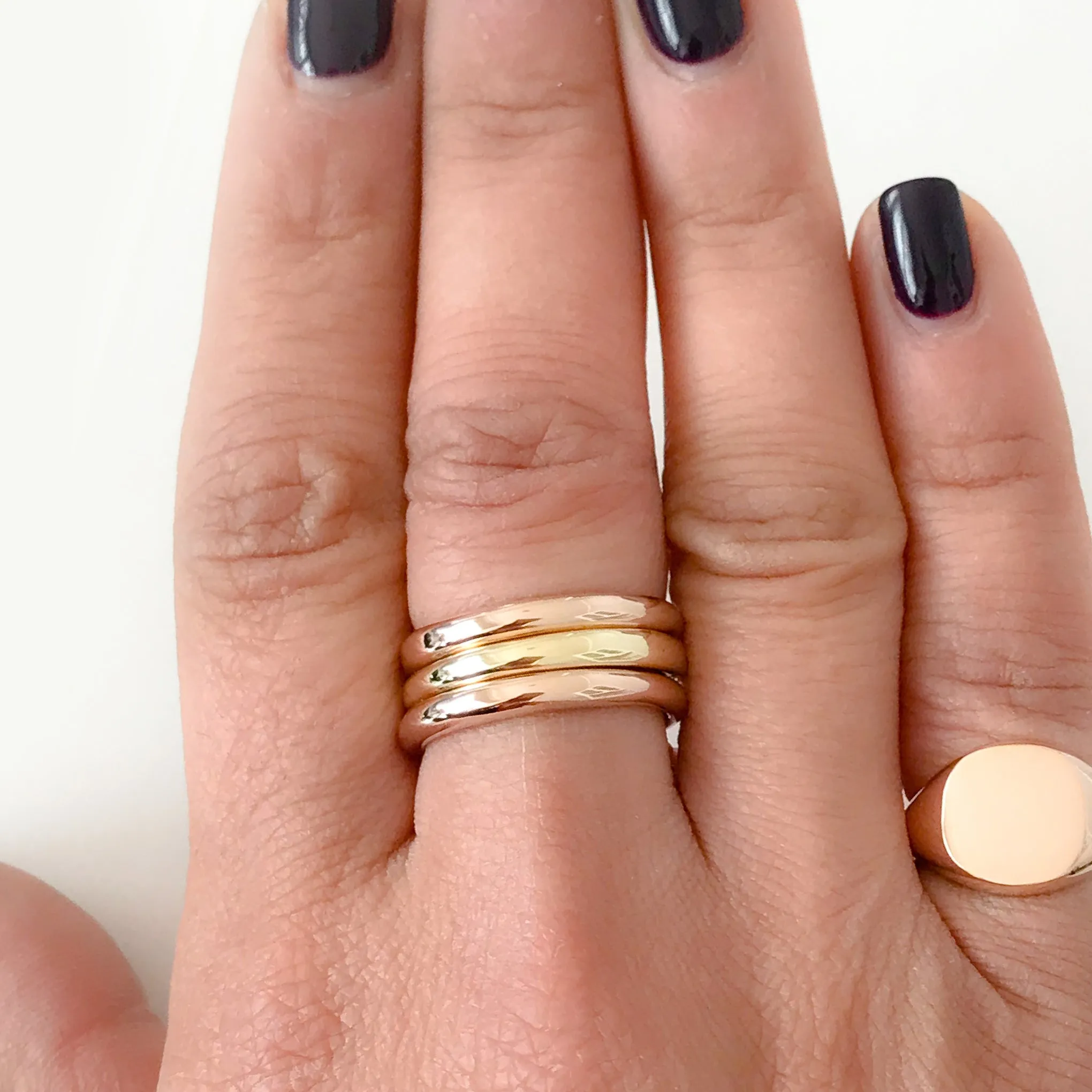 14K Gold 3mm Round Eternity Band (Engravable)