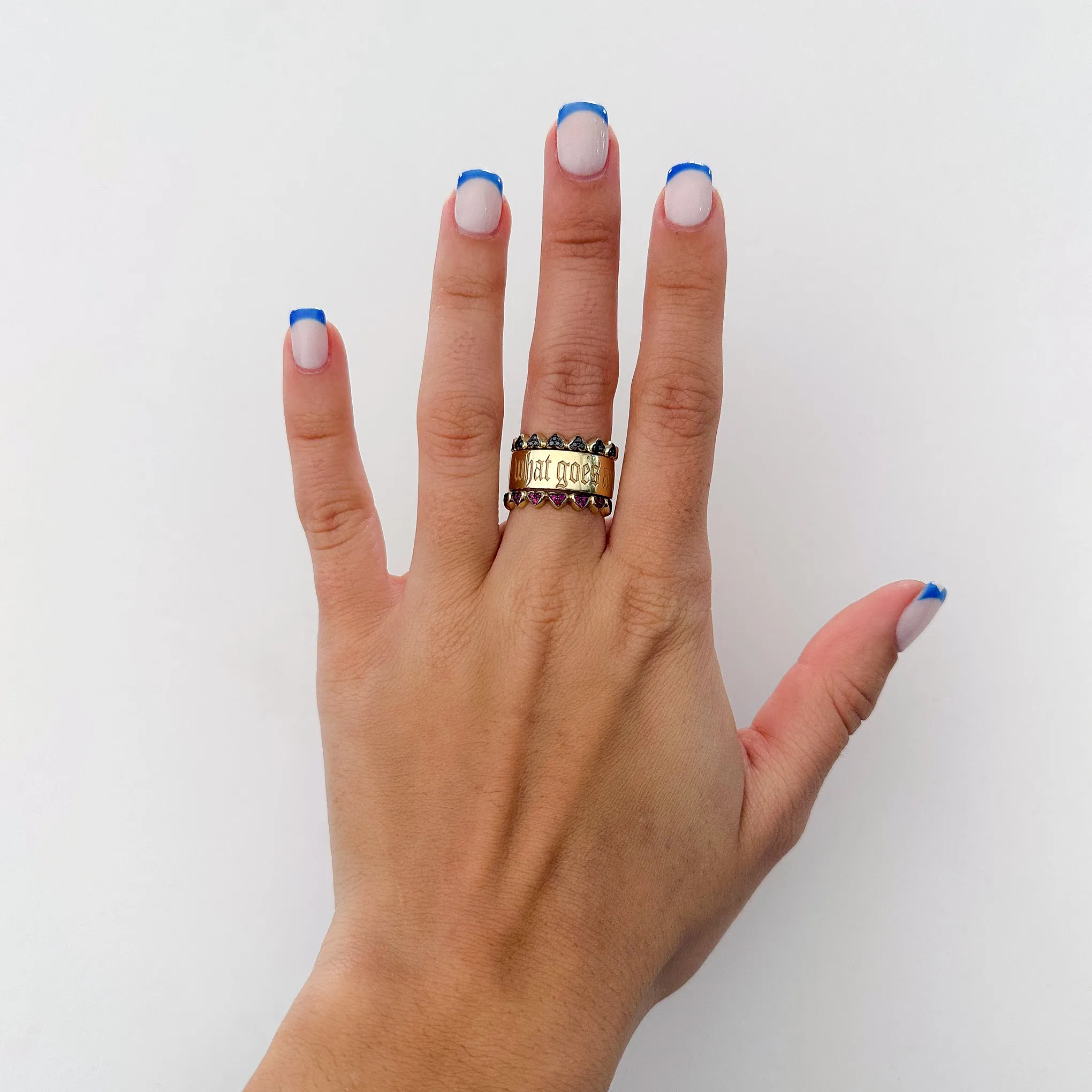 14K Gold 7mm Flat Eternity Band (Engravable)