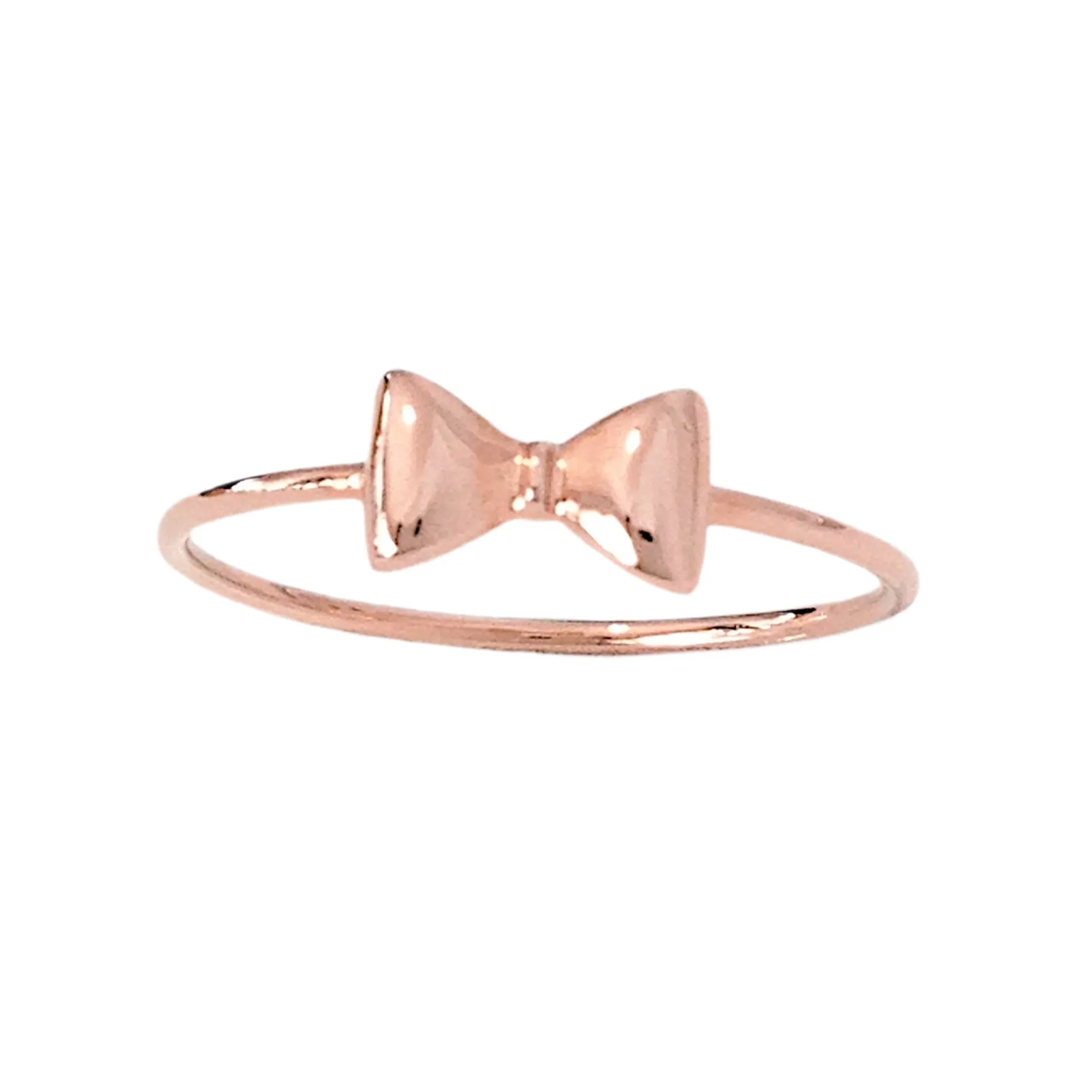 14K Gold Bowtie Ring