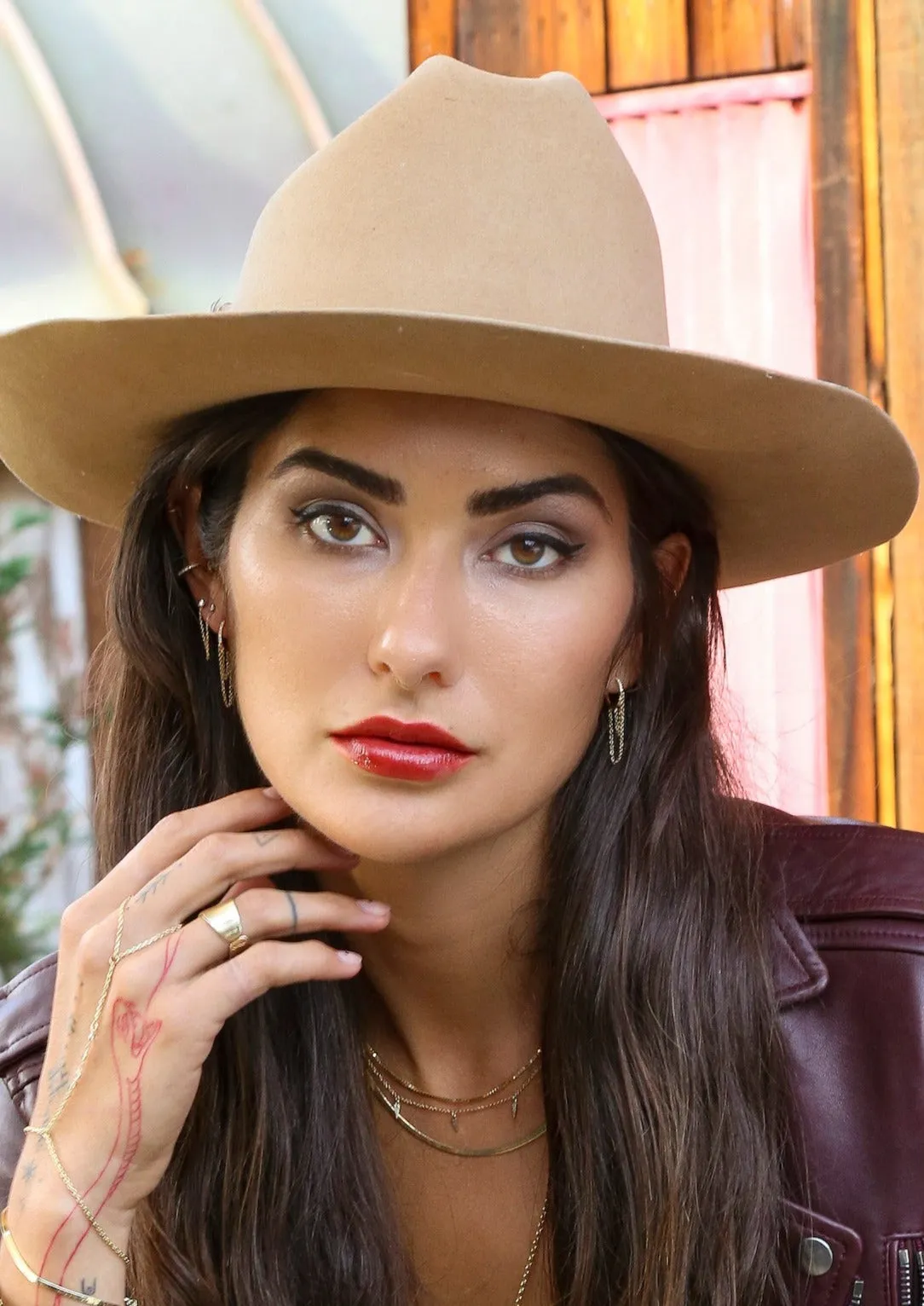 14K Gold Herringbone Necklace