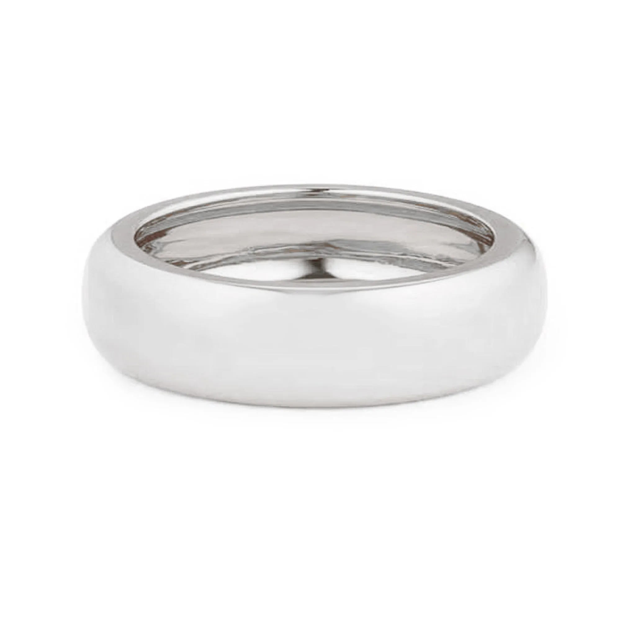 14K Gold Jumbo Round Donut Eternity Band Ring (Engravable)