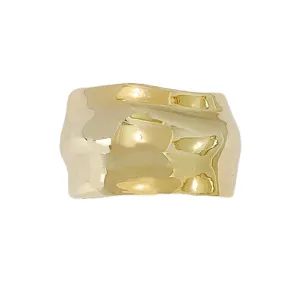 14K Gold Liquid Gold Band Ring