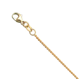 14ky 18" Spiga Chain