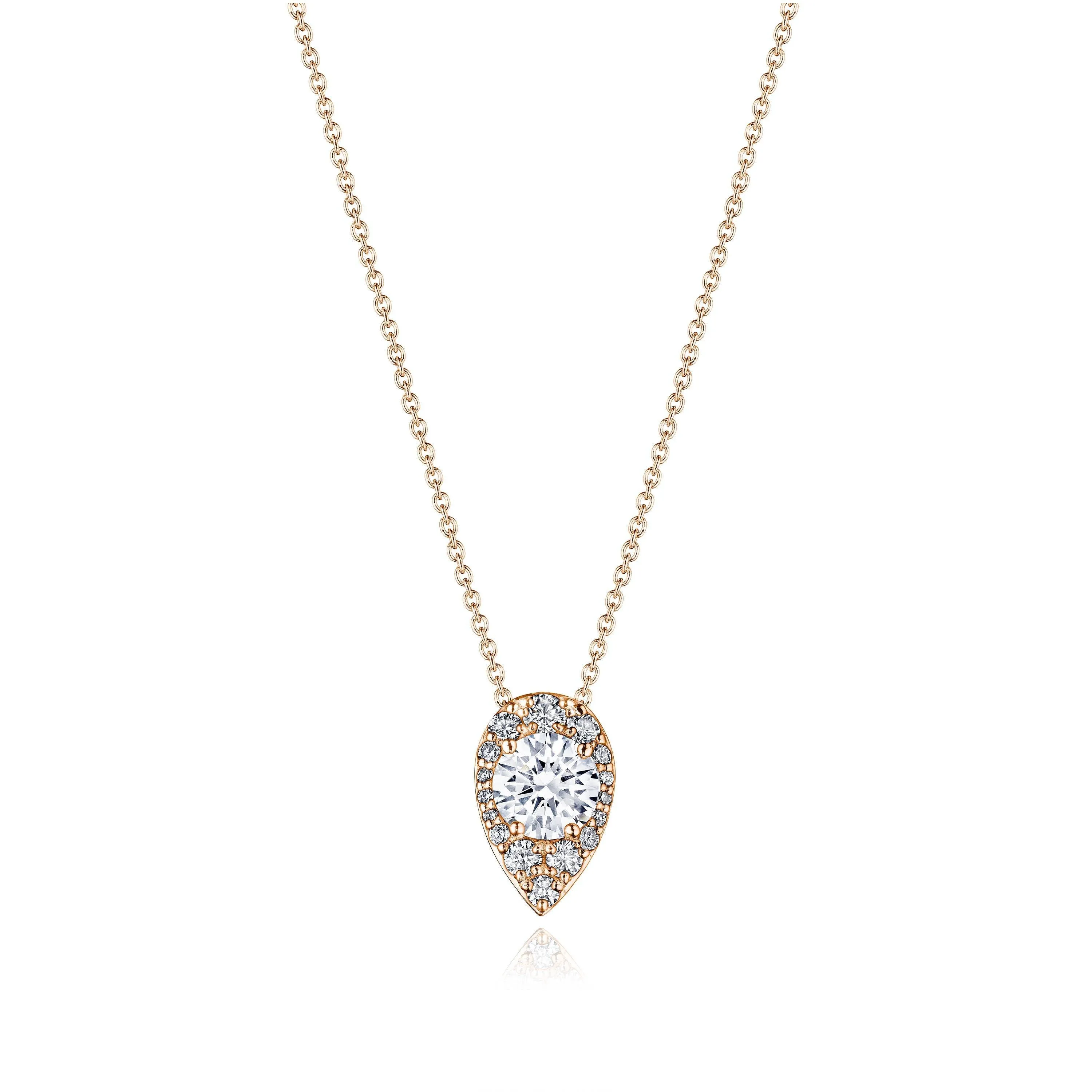 17"" Pear Bloom Diamond Necklace