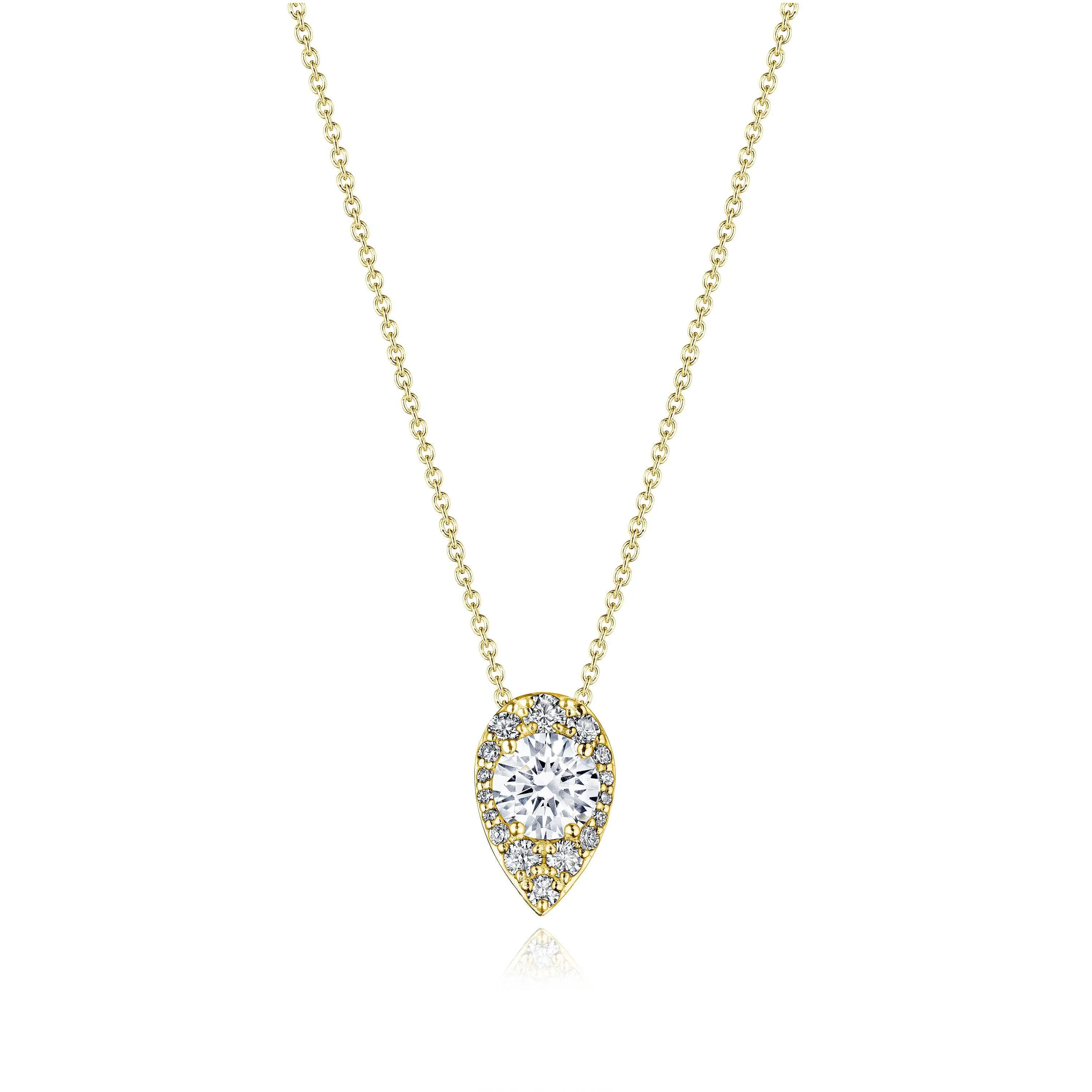 17"" Pear Bloom Diamond Necklace