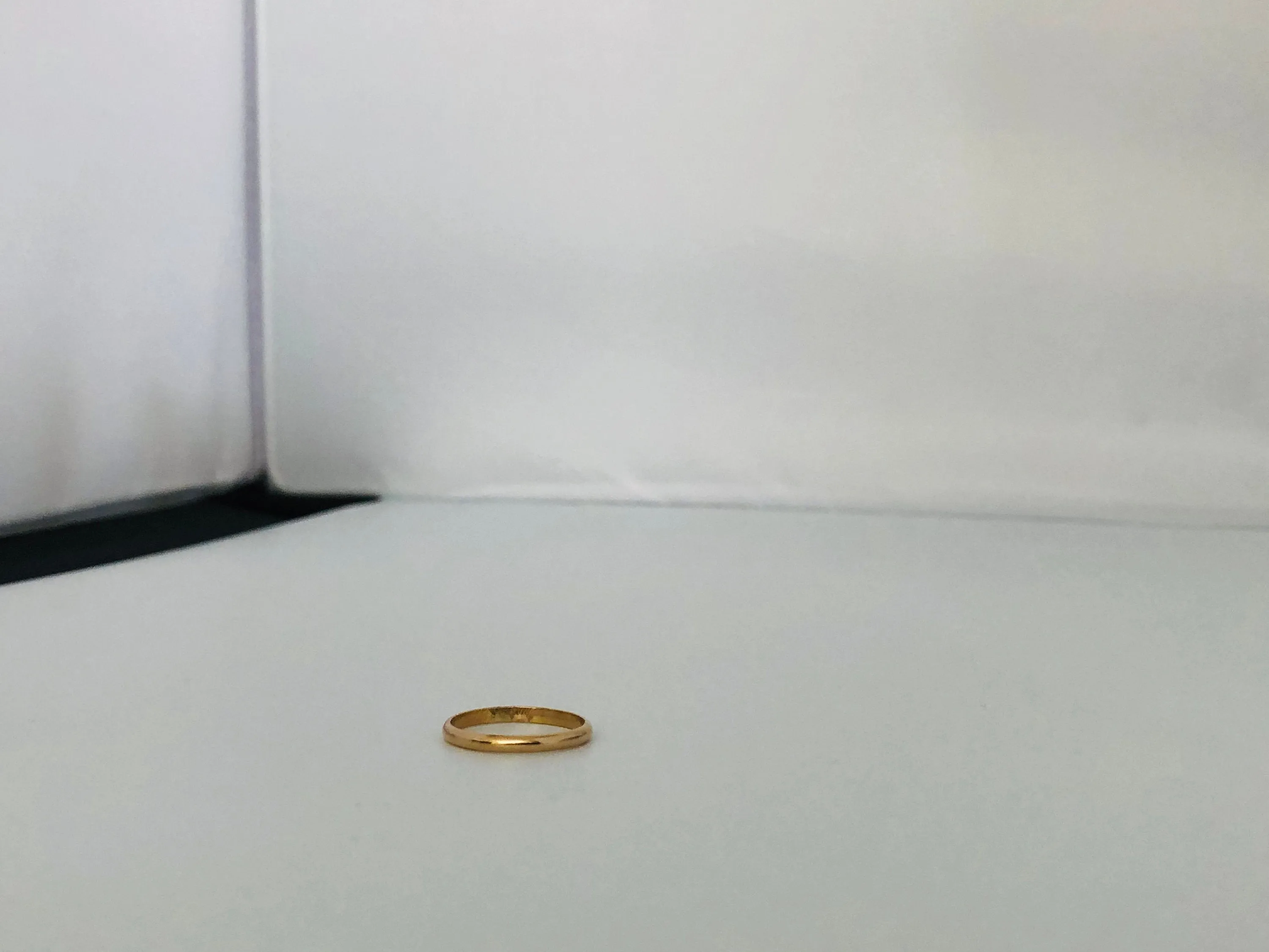 2 mm Gold Filled band Ring - Gold Stacking Ring
