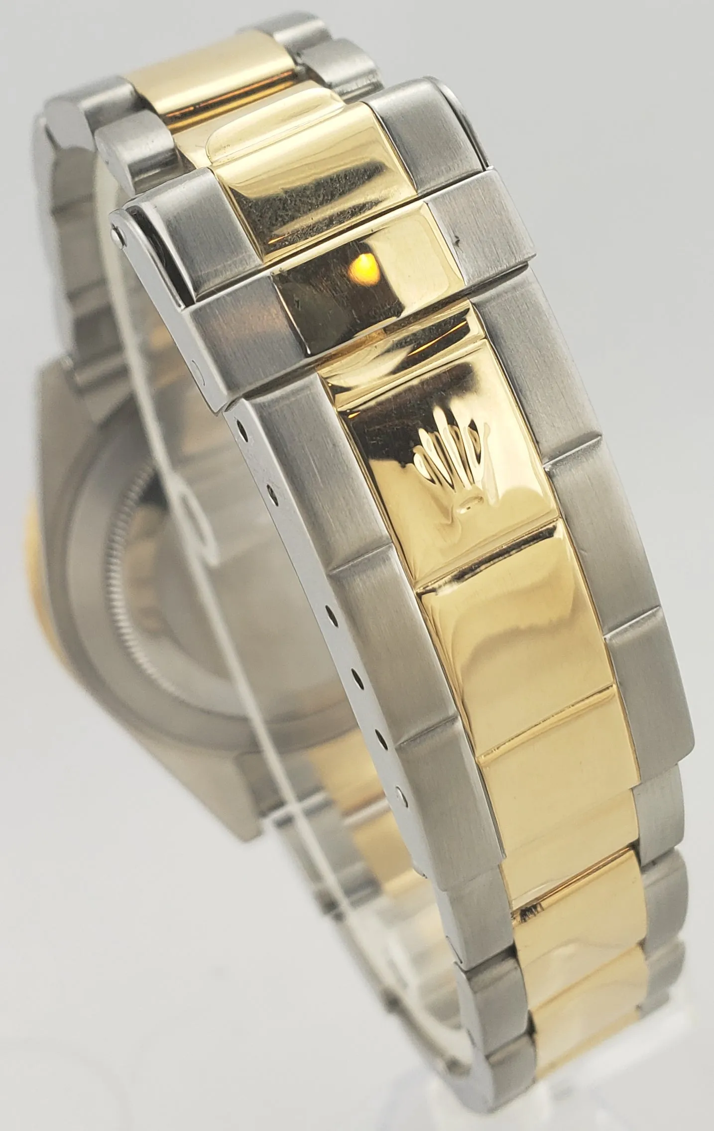 2000 Rolex Submariner 16613 Two-Tone GOLD BUCKLE Blue Dive 40mm Watch SEL B P
