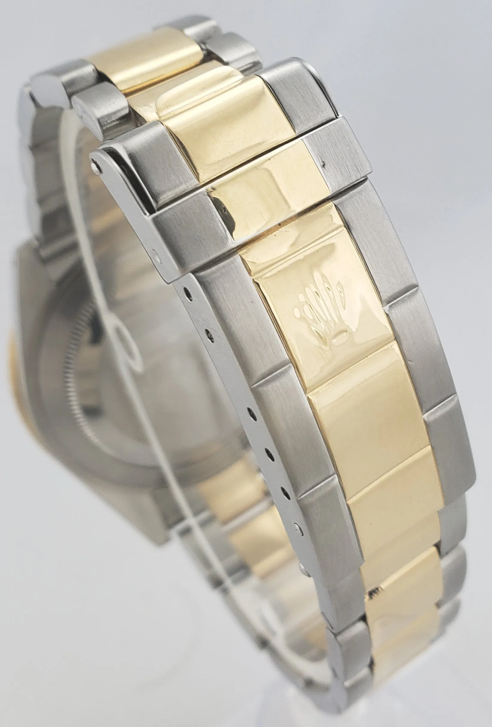 2000 Rolex Submariner 16613 Two-Tone GOLD BUCKLE Blue Dive 40mm Watch SEL B P