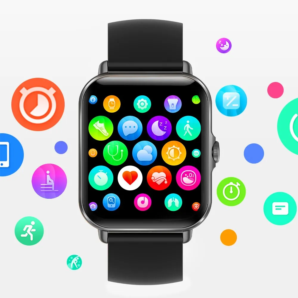 2022 Color Screen Women Smart Watch Full Touch Bluetooth Call Fitness Tracker Blood Pressure Smart Clock Ladies SmartWatch