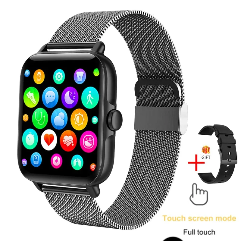 2022 Color Screen Women Smart Watch Full Touch Bluetooth Call Fitness Tracker Blood Pressure Smart Clock Ladies SmartWatch