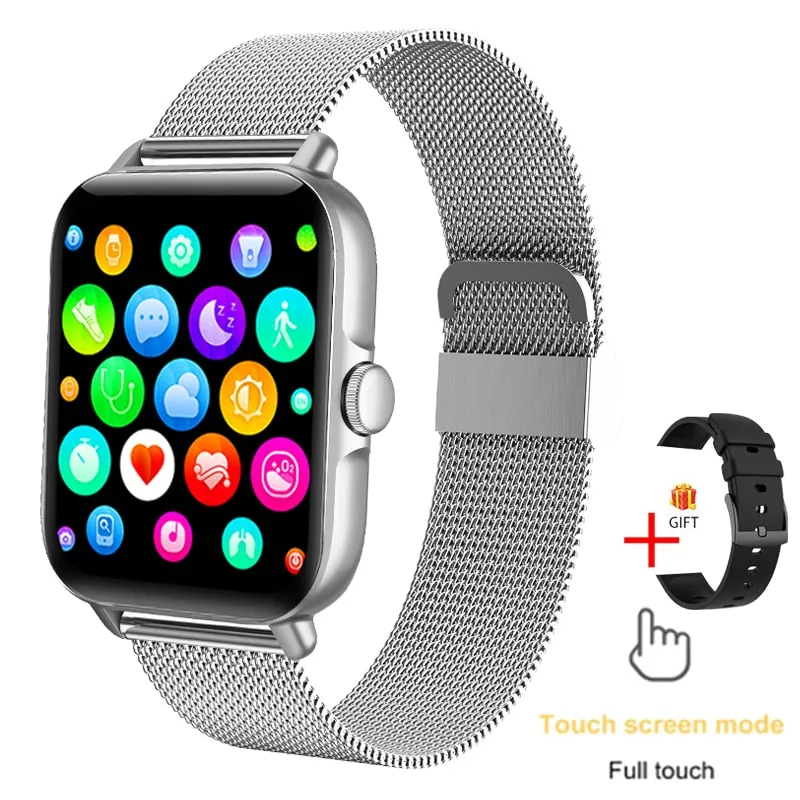 2022 Color Screen Women Smart Watch Full Touch Bluetooth Call Fitness Tracker Blood Pressure Smart Clock Ladies SmartWatch