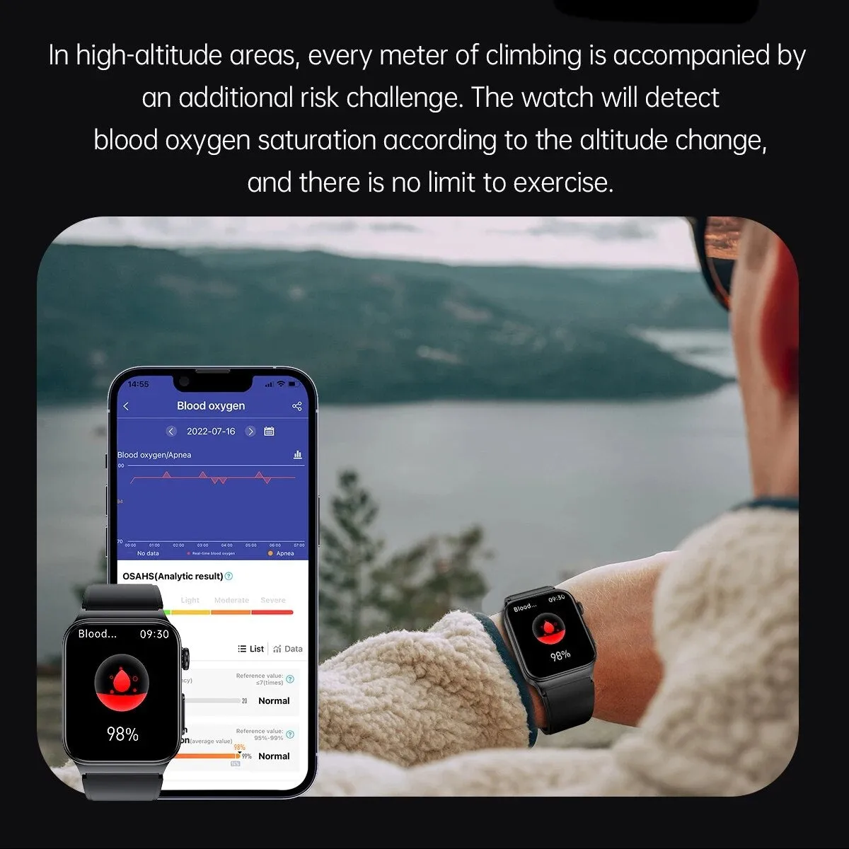 2022 ECG PPG Smart Watch Men Laser Treatment Of Hypertension Hyperglycemia Hyperlipidemia HeartRate Healthy Sport Men Smartwatch