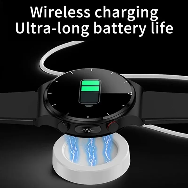 2022 Laser Treatment Three High Smart Watch Men ECG PPG Heart Rate Blood Pressure Health Tracker Smart Watch For Huawei Xiaomi