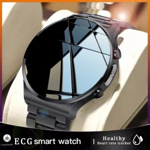 2022 Laser Treatment Three High Smart Watch Men ECG PPG Heart Rate Blood Pressure Health Tracker Smart Watch For Huawei Xiaomi