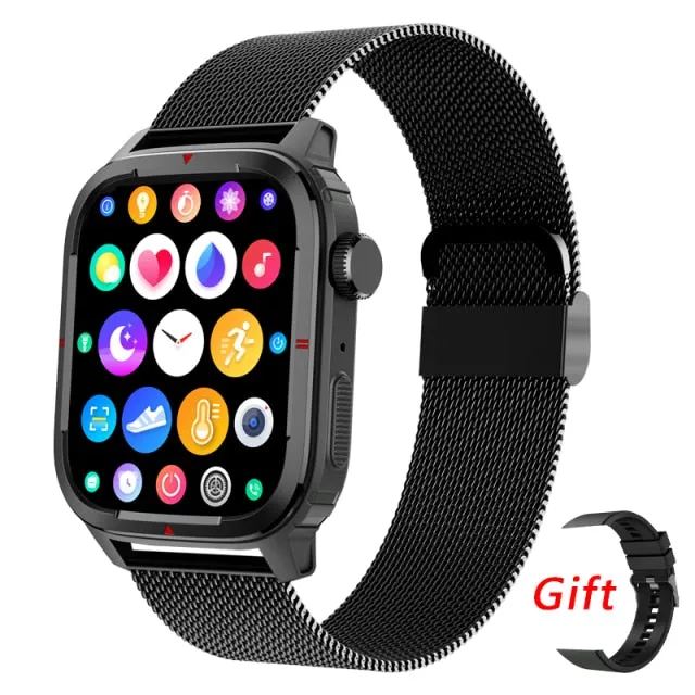 2022 New Bluetooth Call Smart watch Men Full Touch Screen Sports Fitness Watch Bluetooth Suitable For Android ios Smart watch