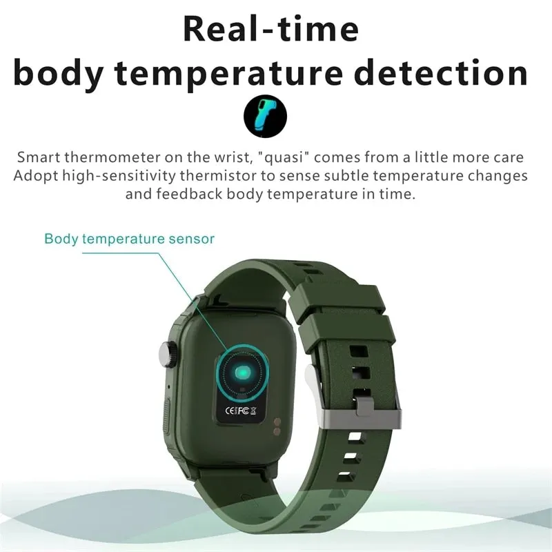 2022 New Bluetooth Call Smart watch Men Full Touch Screen Sports Fitness Watch Bluetooth Suitable For Android ios Smart watch