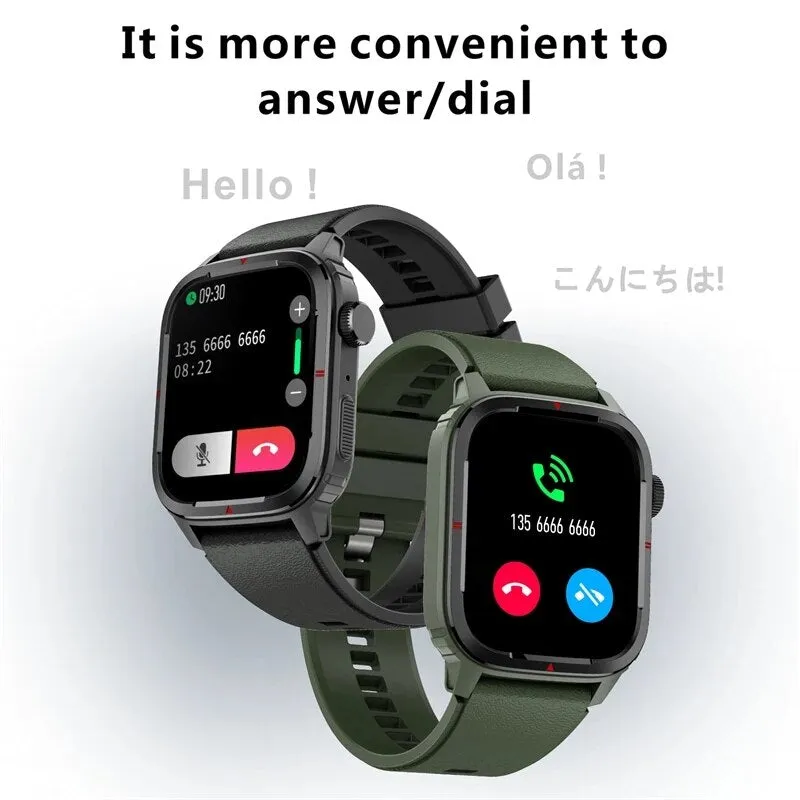 2022 New Bluetooth Call Smart watch Men Full Touch Screen Sports Fitness Watch Bluetooth Suitable For Android ios Smart watch