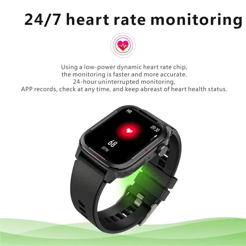 2022 New Bluetooth Call Smart watch Men Full Touch Screen Sports Fitness Watch Bluetooth Suitable For Android ios Smart watch