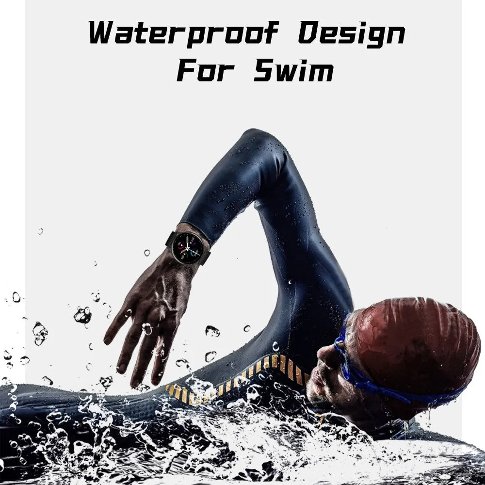 2022 New Smart Watch Men Full Touch Screen Sport Fitness Watch IP67 Waterproof Bluetooth For Android ios smartwatch Men box