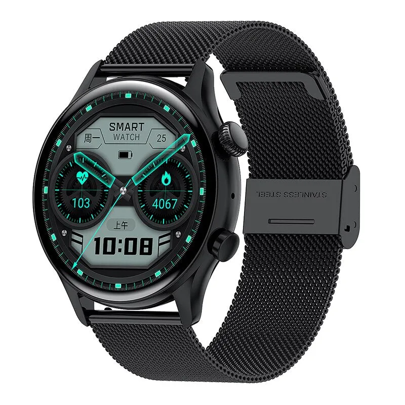 2022 NFC Smart Watch Men 390*390 Screen Always Display The Time Bluetooth Call Local Music Men Smartwatch For Huawei Xiaomi Box