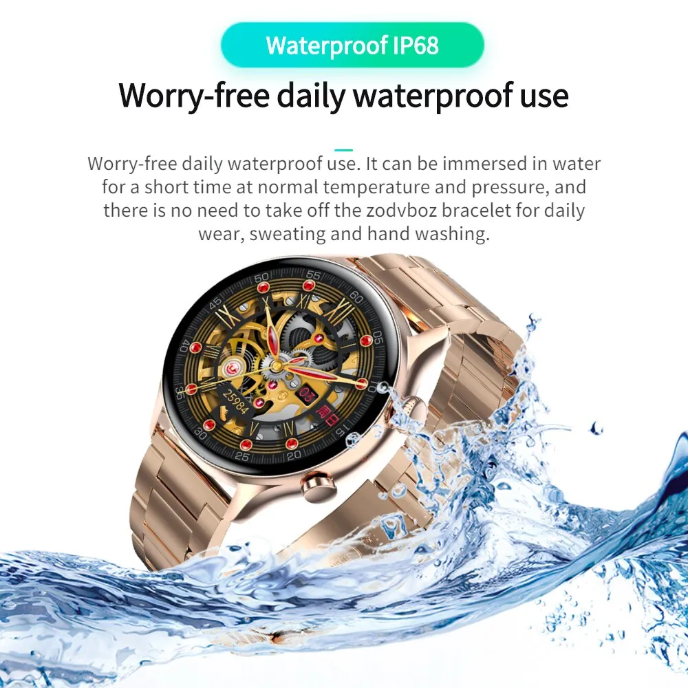 2022 NFC Smart Watch Men 390*390 Screen Always Display The Time Bluetooth Call Local Music Men Smartwatch For Huawei Xiaomi Box