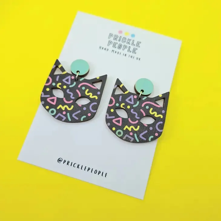 90's Cat Statement Earrings