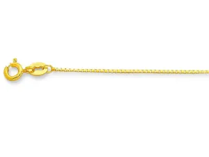 9ct Yellow Gold 40cm Chain Necklace