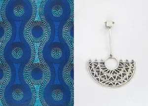 ADAH statement earrings with lattice and granulation detailing