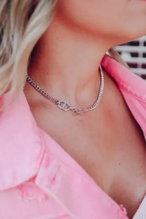 Alidia Link Necklace - Silver