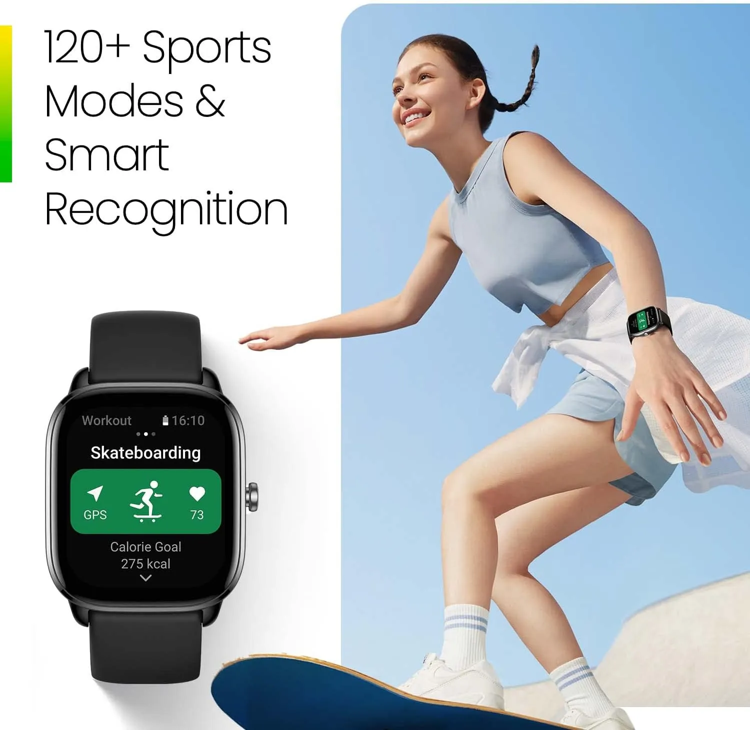 Amazfit GTS 4 Mini Smart Watch, Alexa Built-in, GPS, Fitness Tracker with 120  Sport Modes, 15-Day Battery Life, Heart Rate Blood Oxygen Monitor, Android & iPhone Compatible