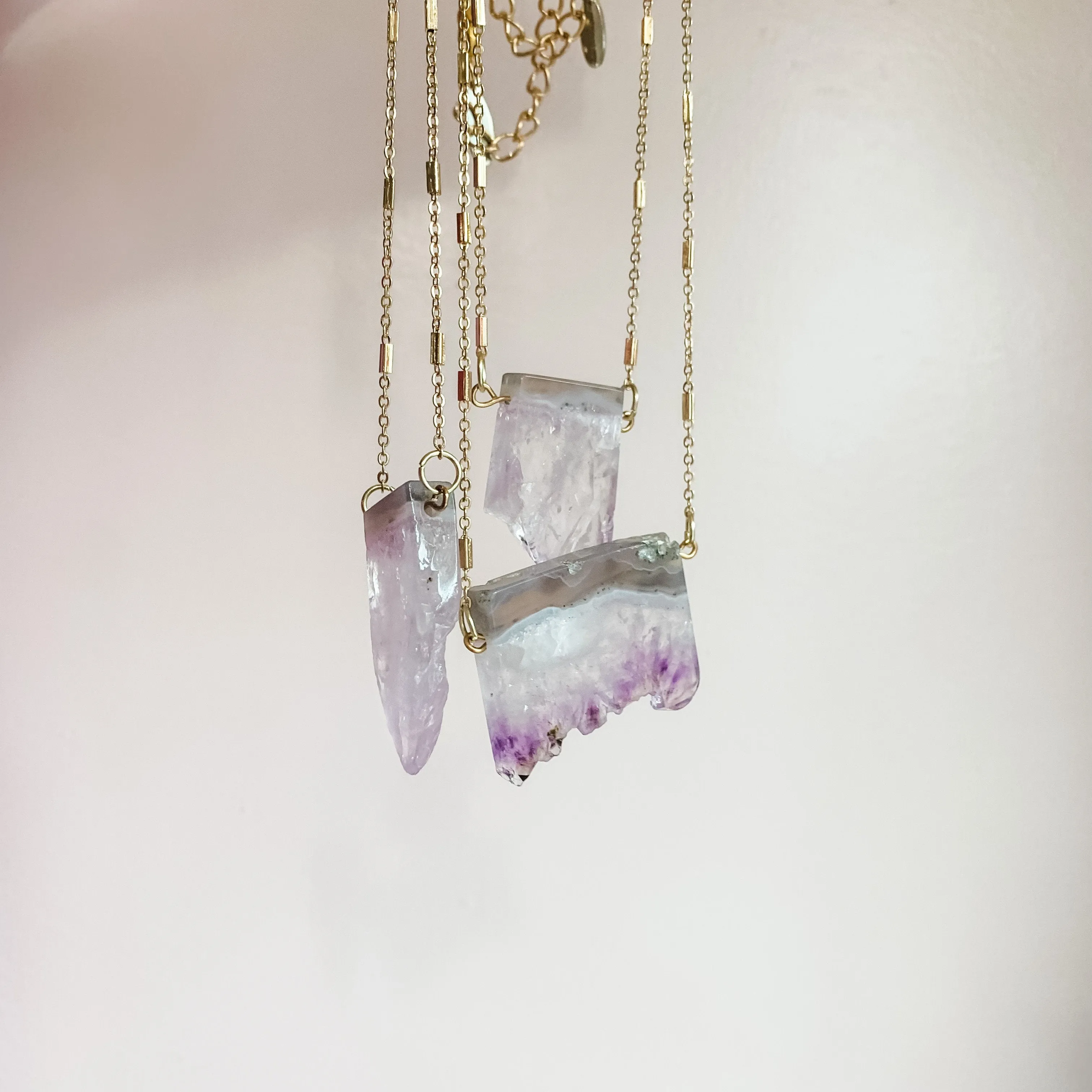 Amethyst Layering Dainty Necklace