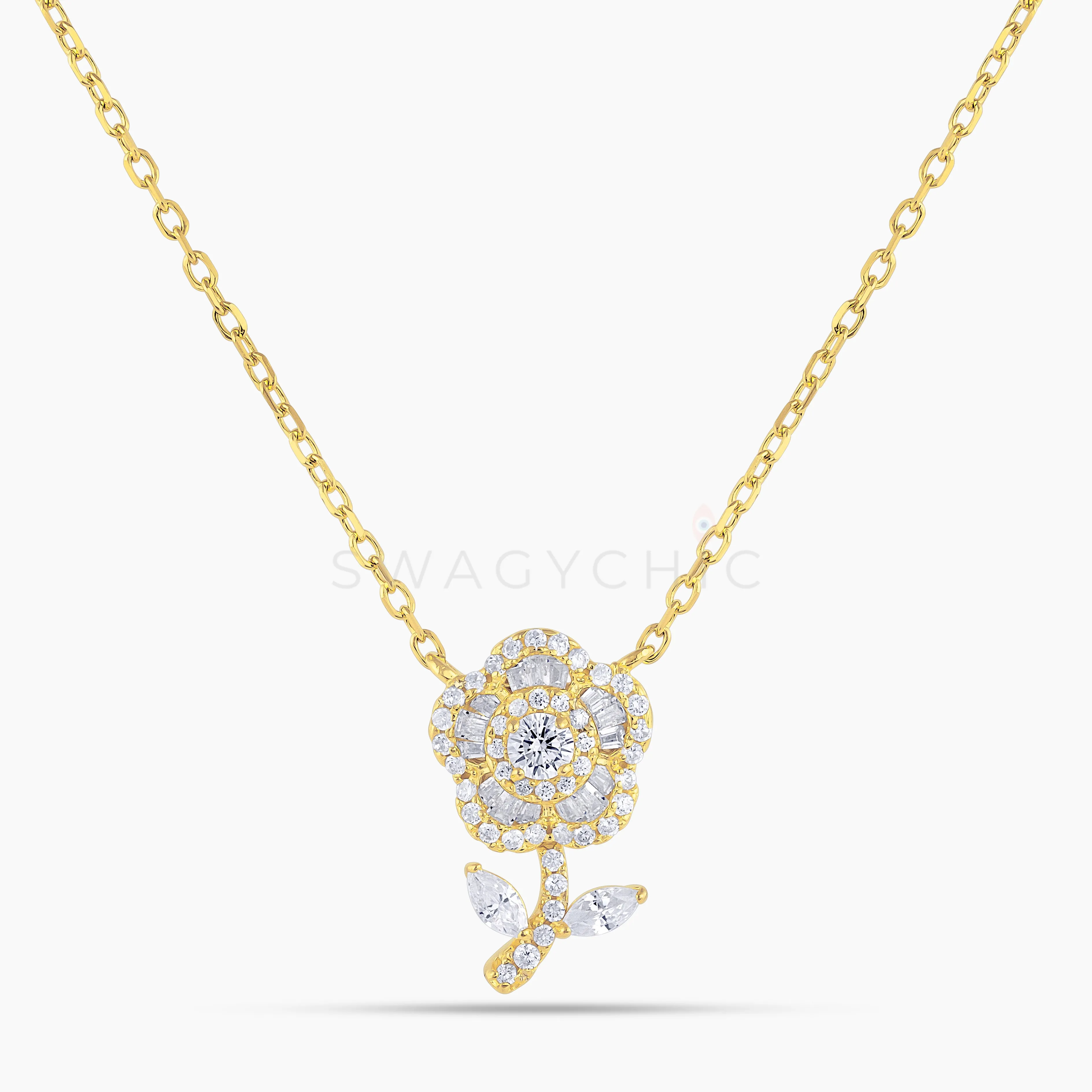 Andrea Flower Necklace
