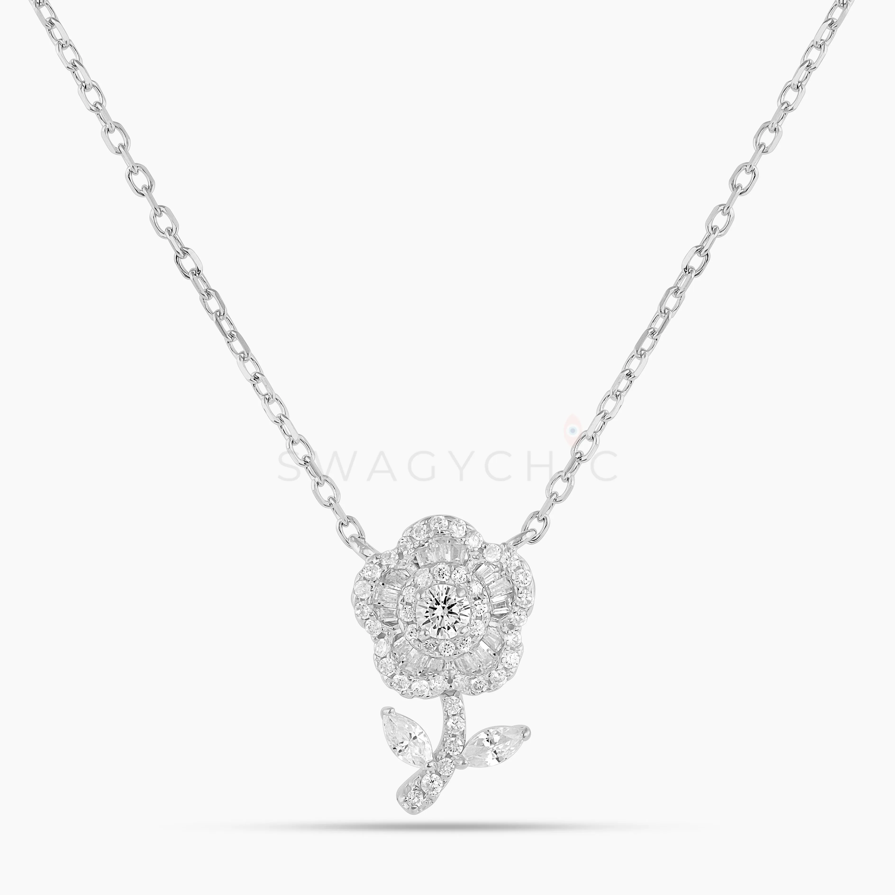 Andrea Flower Necklace