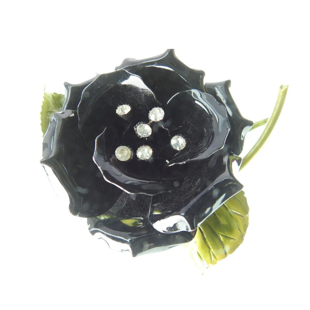 Antique rose brooch