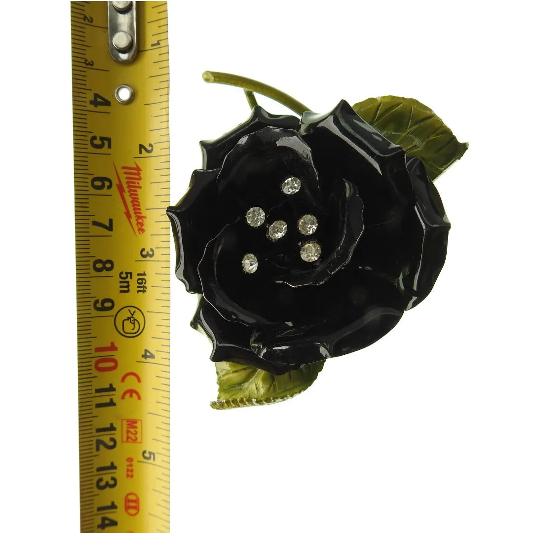 Antique rose brooch