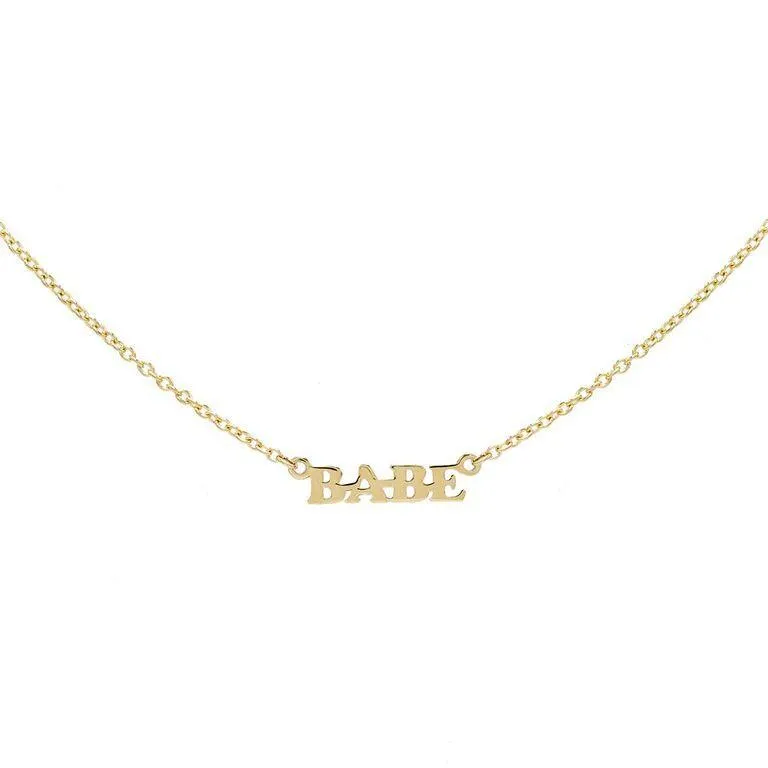 Babe Necklace 14K
