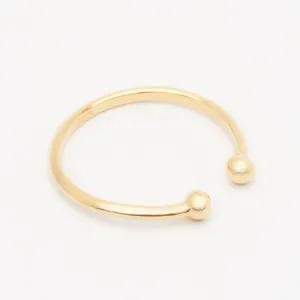 Balled Cuff Ring