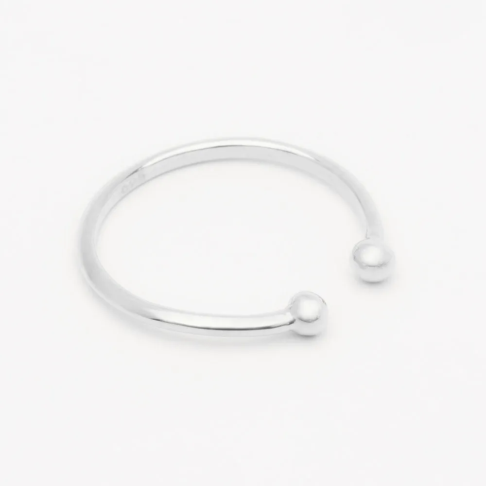 Balled Cuff Ring