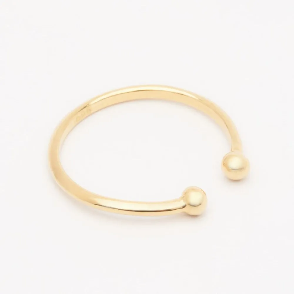 Balled Cuff Ring