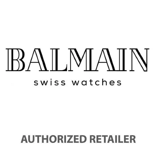 Balmain Eirini 25mm Rectangular Green Leather Strap Women's Watch B43949276