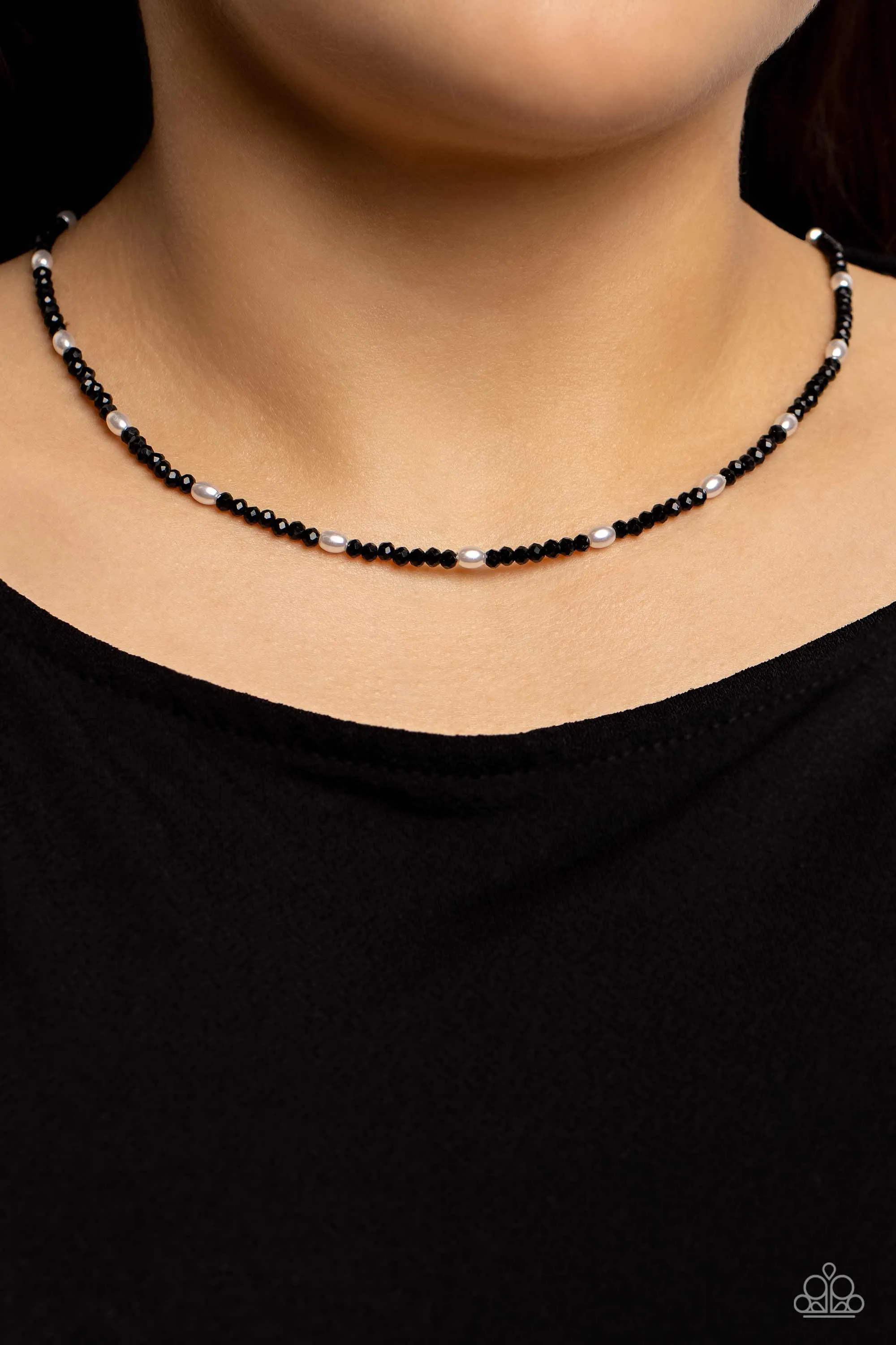Beaded Blitz - Black (Seed Bead) Necklace