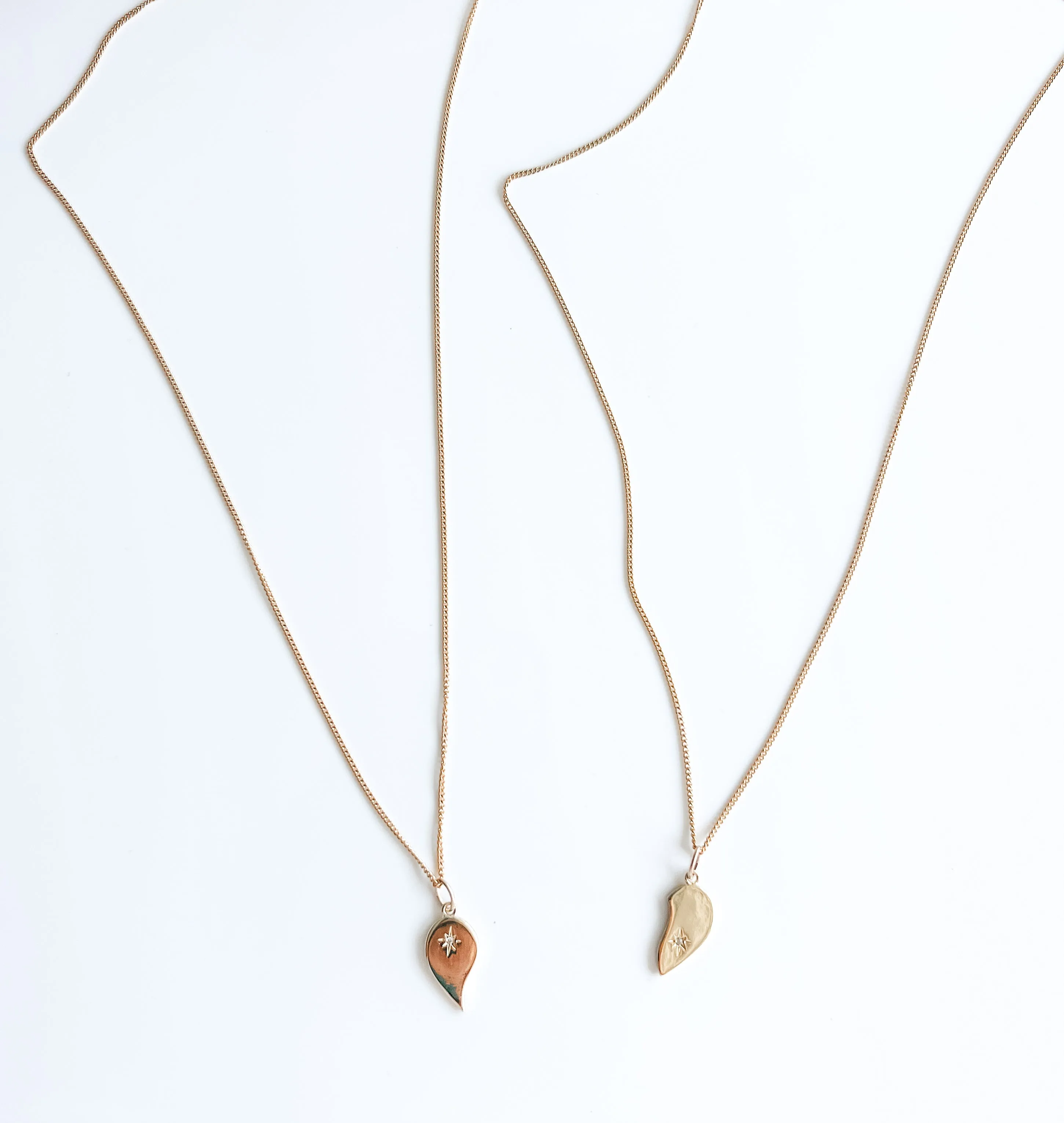 BESTIES heart necklace