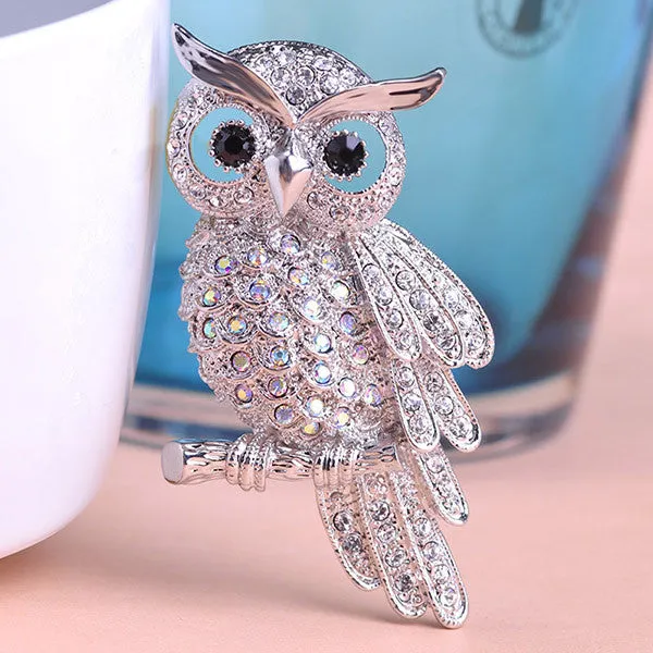 Big Owl Brooch