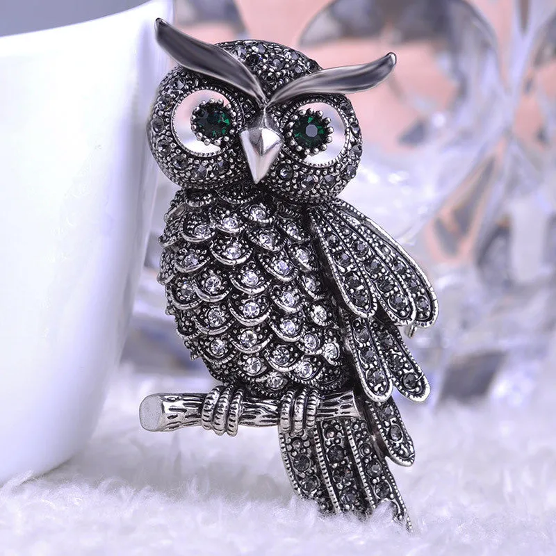 Big Owl Brooch