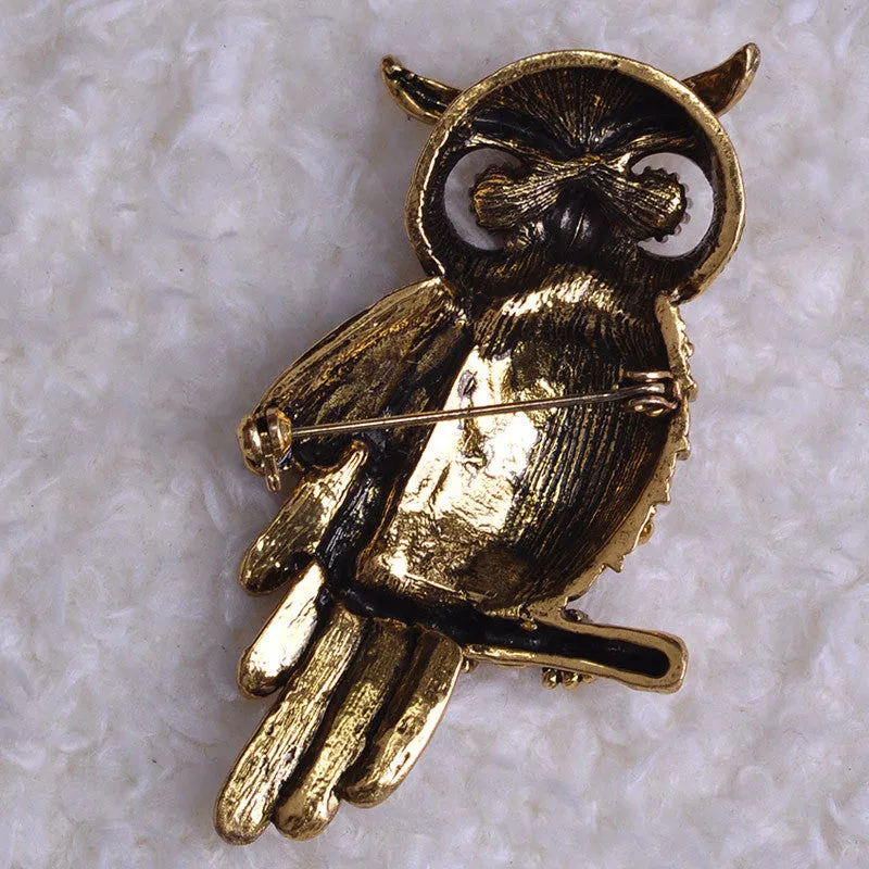 Big Owl Brooch