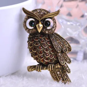 Big Owl Brooch