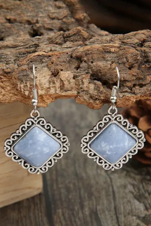 BLUE DROP EARRINGS