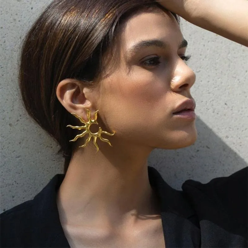 Bohemian Wild Sun Drop Earrings