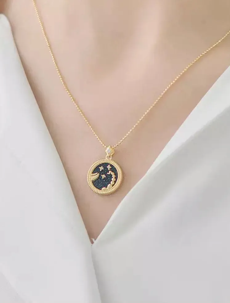 Boho & Mala Leo Horoscope Gold Necklace (Lion): July 23–August 22 APN1000